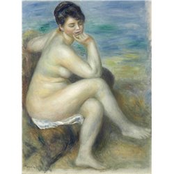 Сидящая купальщица - Модульная картины, Репродукции, Декоративные панно, Декор стен