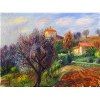 Портреты картины репродукции на заказ - Склон с оливами.jpeg