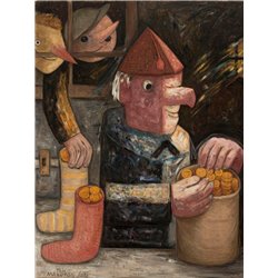Скупец - Модульная картины, Репродукции, Декоративные панно, Декор стен
