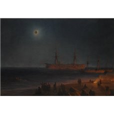 Картина на холсте по фото Модульные картины Печать портретов на холсте Солнечное затмение в Феодосии