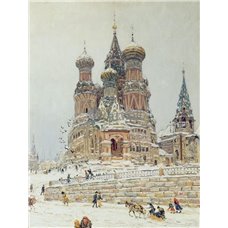 Картина на холсте по фото Модульные картины Печать портретов на холсте Собор Василия Блаженного