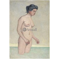 Картина на холсте по фото Модульные картины Печать портретов на холсте Стоящая купальщица