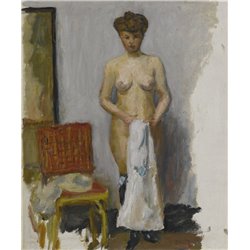Стоящая обнаженная - Модульная картины, Репродукции, Декоративные панно, Декор стен