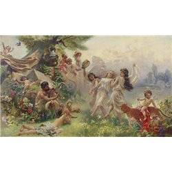 Счастливая Аркадия - Модульная картины, Репродукции, Декоративные панно, Декор стен