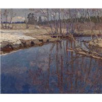 Портреты картины репродукции на заказ - Талая вода