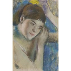 Танцовщица, расчёсывающая свои волосы - Модульная картины, Репродукции, Декоративные панно, Декор стен