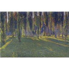 Картина на холсте по фото Модульные картины Печать портретов на холсте Тополиная аллея в Вере