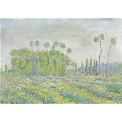 Тополя в Живерни - Модульная картины, Репродукции, Декоративные панно, Декор стен