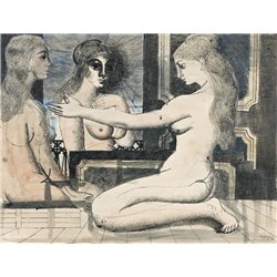 Три женщины - Модульная картины, Репродукции, Декоративные панно, Декор стен