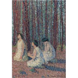 Три женщины - Модульная картины, Репродукции, Декоративные панно, Декор стен
