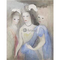 Три девушки - Модульная картины, Репродукции, Декоративные панно, Декор стен