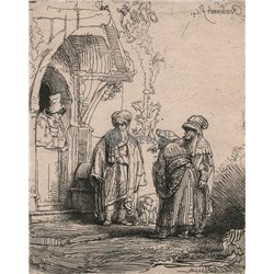 Три восточных фигуры - Модульная картины, Репродукции, Декоративные панно, Декор стен