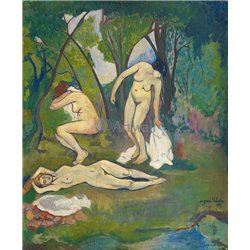 Три купальщицы - Модульная картины, Репродукции, Декоративные панно, Декор стен
