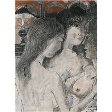 Картина на холсте по фото Модульные картины Печать портретов на холсте Три фигуры