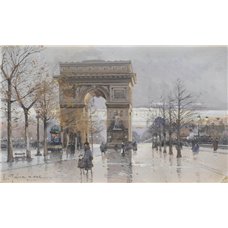 Картина на холсте по фото Модульные картины Печать портретов на холсте Триумфальная арка