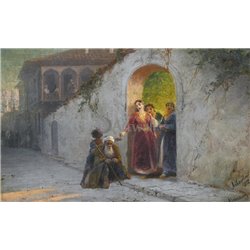 Улица в Бахчисарае - Модульная картины, Репродукции, Декоративные панно, Декор стен