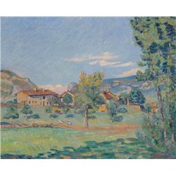 Туаре, берега Айна - Модульная картины, Репродукции, Декоративные панно, Декор стен