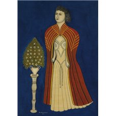 Картина на холсте по фото Модульные картины Печать портретов на холсте Хиршфельд Морис «Оперная певица»