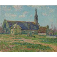 Портреты картины репродукции на заказ - Церковь в Трегюнке
