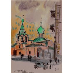 Церковь Филиппа Апостола (Филипповский переулок на Арбате) - Модульная картины, Репродукции, Декоративные панно, Декор стен
