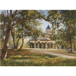 Церковь Покрова Пресвятой Богородицы, Ореанда, Крым - Модульная картины, Репродукции, Декоративные панно, Декор стен