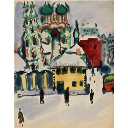 Церковь Николы в Хамовниках - Модульная картины, Репродукции, Декоративные панно, Декор стен