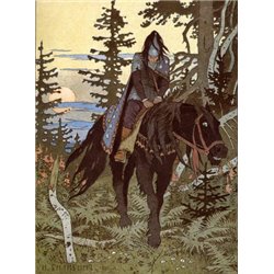 Черный всадник - Модульная картины, Репродукции, Декоративные панно, Декор стен