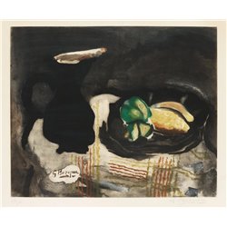 Черный кувшин и лимоны - Модульная картины, Репродукции, Декоративные панно, Декор стен