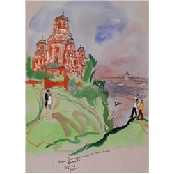 Храм Усекновения главы Иоанна Предтечи (Дьяково) - Модульная картины, Репродукции, Декоративные панно, Декор стен