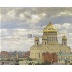 Храм Христа спасителя - Модульная картины, Репродукции, Декоративные панно, Декор стен