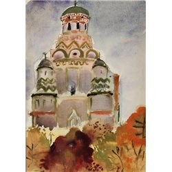 Храм Усекновения главы Иоанна Предтечи (Дьяково) - Модульная картины, Репродукции, Декоративные панно, Декор стен