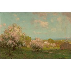 Цветущие яблони - Модульная картины, Репродукции, Декоративные панно, Декор стен