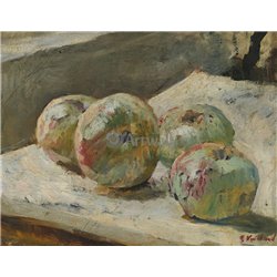 Четыре яблока - Модульная картины, Репродукции, Декоративные панно, Декор стен