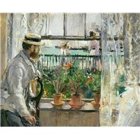 Портреты картины репродукции на заказ - Эжен Мане, остров Уайт