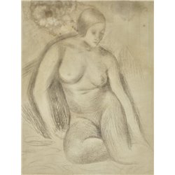 Эскиз обнаженной - Модульная картины, Репродукции, Декоративные панно, Декор стен