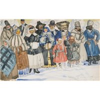Портреты картины репродукции на заказ - Эскиз к спектаклю