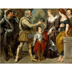 Учрежедние регенства Марии Медичи (после Рубенса) - Модульная картины, Репродукции, Декоративные панно, Декор стен