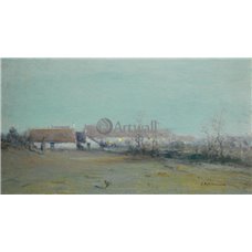 Картина на холсте по фото Модульные картины Печать портретов на холсте Ферма в сумерках