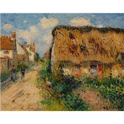 Улица в Сен-Кри-дю-Водрейль - Модульная картины, Репродукции, Декоративные панно, Декор стен