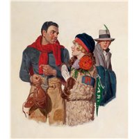 Портреты картины репродукции на заказ - Трешер Лесли «Обложка к журналу»