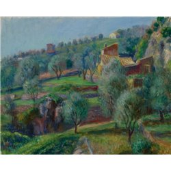 Террасы, юг Франции - Модульная картины, Репродукции, Декоративные панно, Декор стен