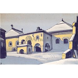 Старая церковь - Модульная картины, Репродукции, Декоративные панно, Декор стен