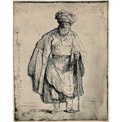 Старик в тюрбане - Модульная картины, Репродукции, Декоративные панно, Декор стен