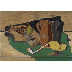 Натюрморт с трубкой - Модульная картины, Репродукции, Декоративные панно, Декор стен