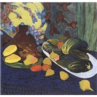 Портреты картины репродукции на заказ - Натюрморт с фруктами и овощами