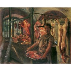 Картина на холсте по фото Модульные картины Печать портретов на холсте Мясная лавка