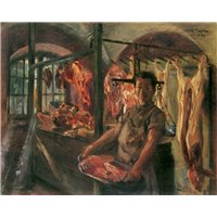 Портреты картины репродукции на заказ - Мясная лавка