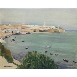 Лодки в Танжере - Модульная картины, Репродукции, Декоративные панно, Декор стен