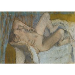 Лежащая женщина - Модульная картины, Репродукции, Декоративные панно, Декор стен