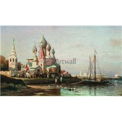 Крестный ход в Ярославле - Модульная картины, Репродукции, Декоративные панно, Декор стен